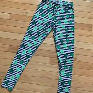 St Patrick’s day Four leaf clover leggings